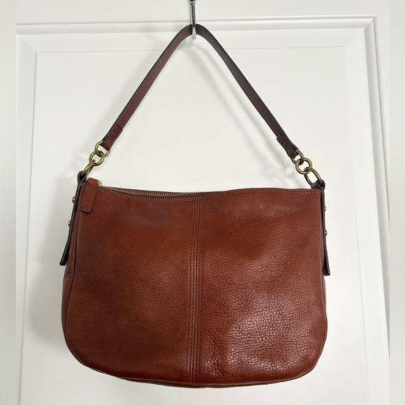 Fossil Handbags - Fossil Jolie Brown Leather Crossbody Shoulder Bag